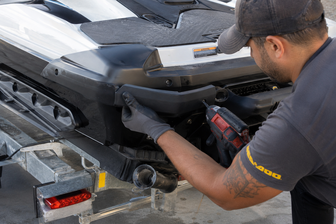 Comment remplacer les pare-chocs arrière de votre jet ski Sea-Doo (XP, GTX, RXP, RXT, Wake)