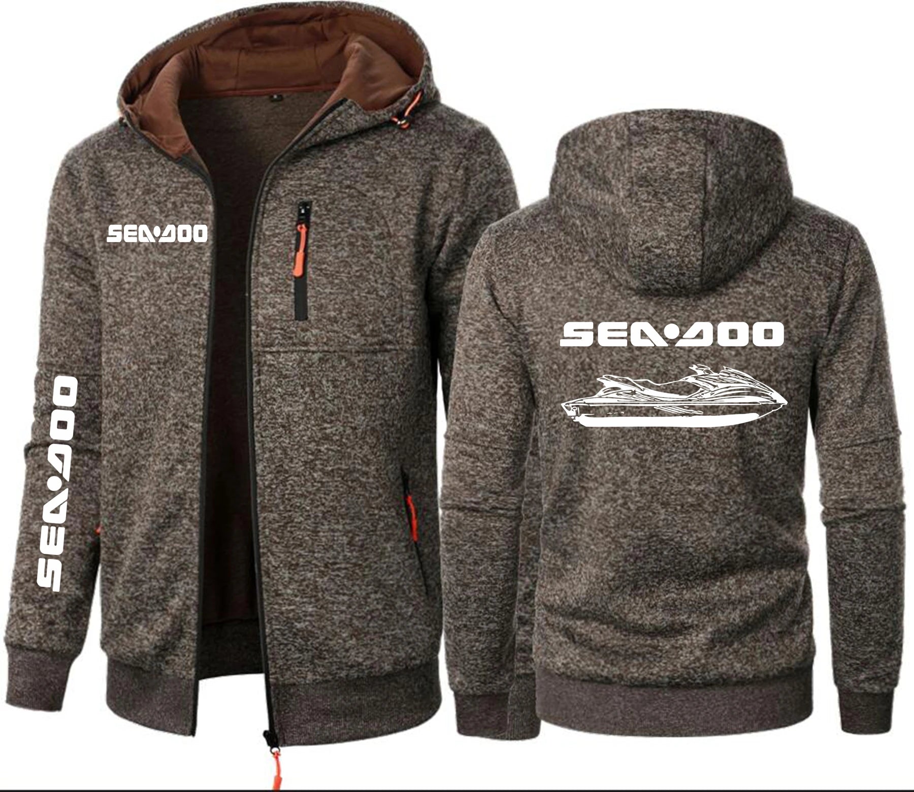 Sudadera con Capucha con Cremallera Sea-Doo BRP – Sudadera Polar | 7 Colores
