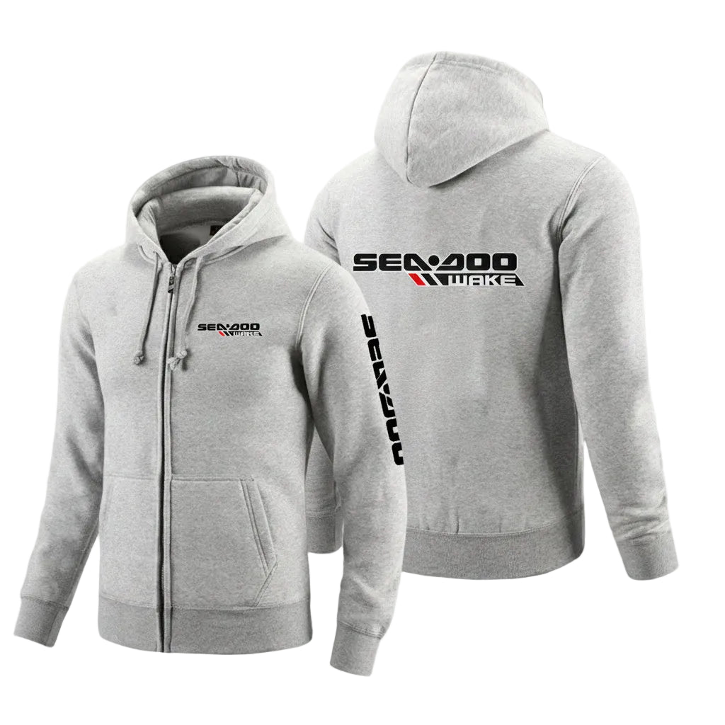 Hoodie sweat capuche SEADOO gris
