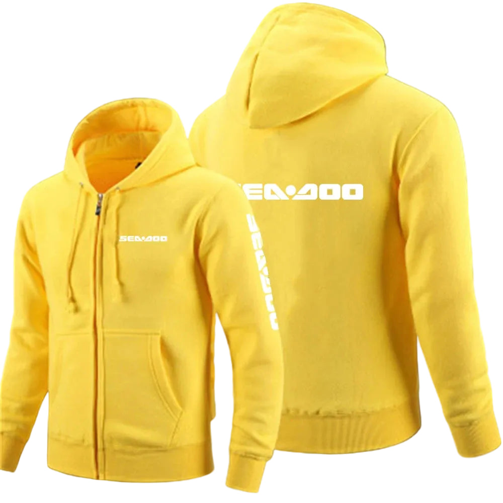 Hoodie sweat capuche SEADOO jaune