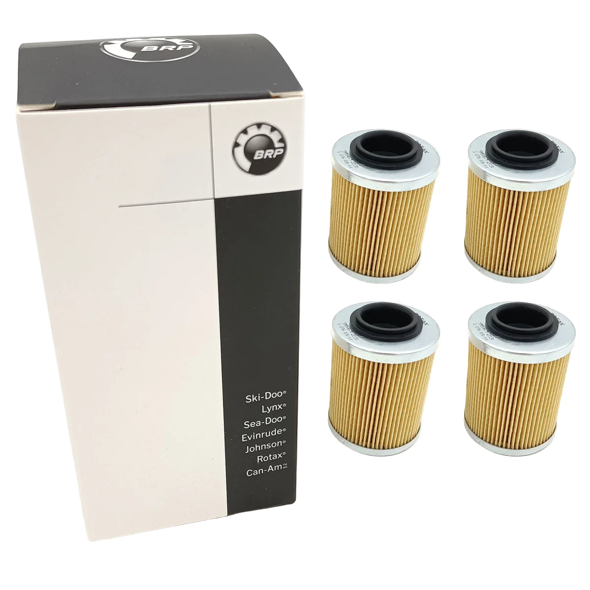 Oil Filter 420956123 + O ring SEADOO & WILLIAMS (set of 4)