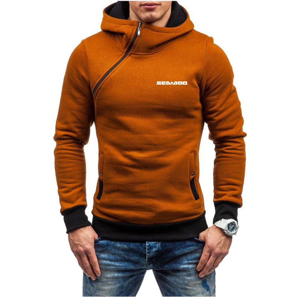 Hoodie Sea-Doo Zippé Imprimé – Sweat Streetwear Coton Homme