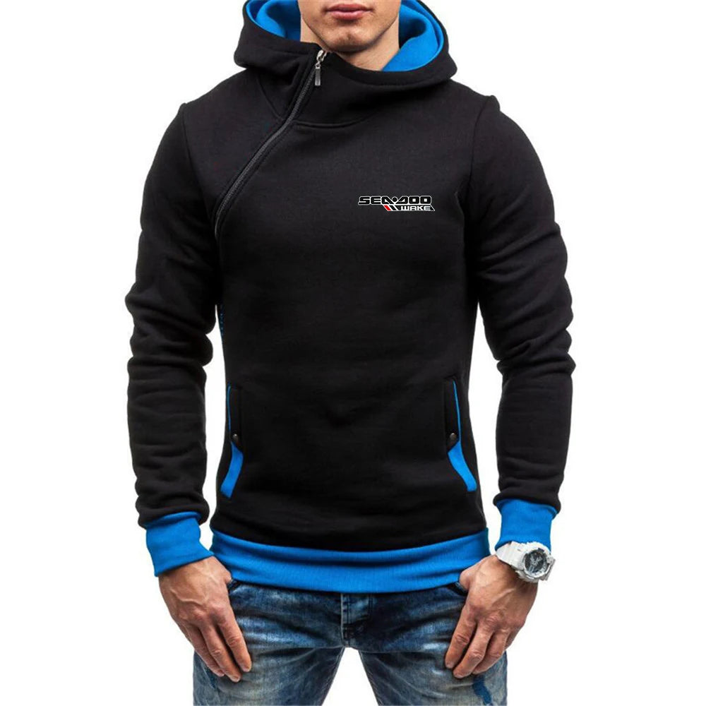 Hoodie Sea-Doo Zippé Imprimé – Sweat Streetwear Coton Homme