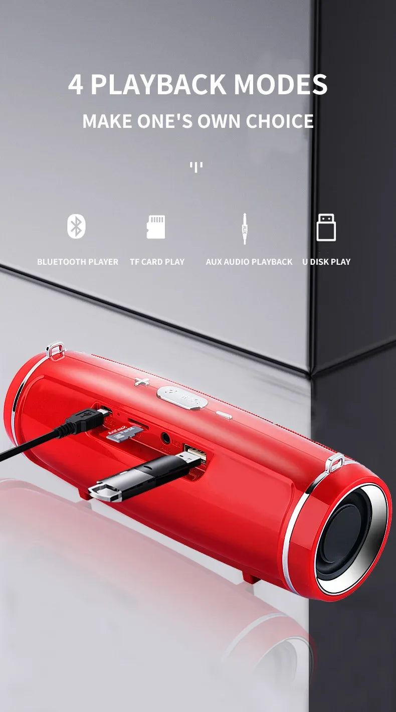 Cassa a Colonna Bluetooth Portatile 200W IPX7 – FM, TF, AUX, TWS – Outdoor & Nautica