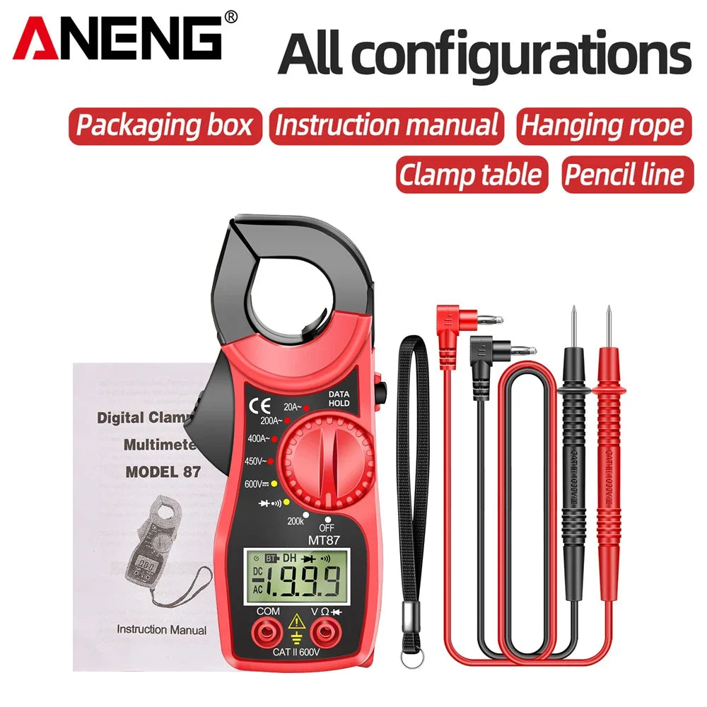Digital Clamp Meter Multimeter High Precision