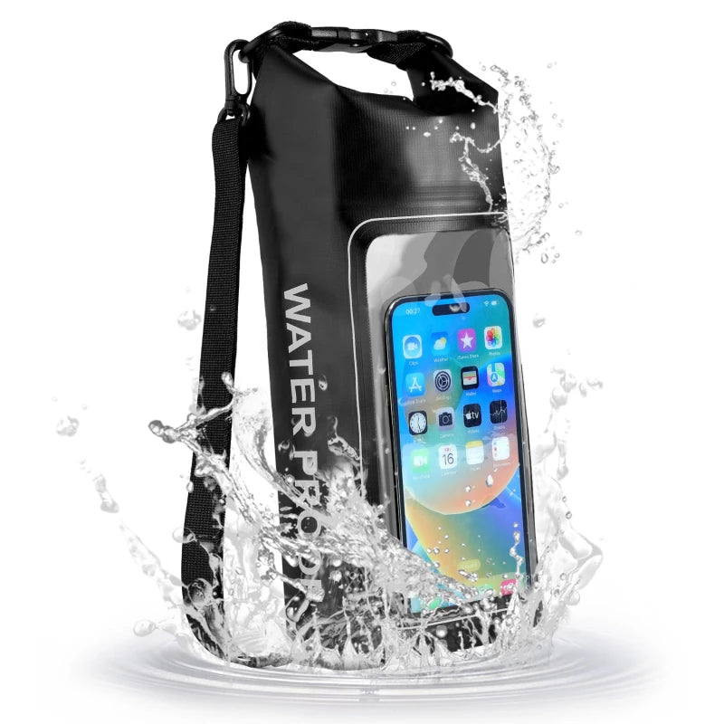 Clyine 2L Waterproof Touch Bag – Compatible Touch Screen – Water Sports