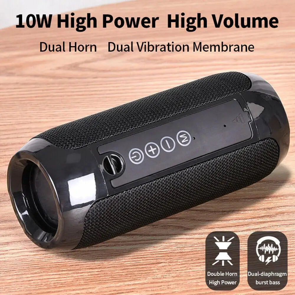 T&G TG-117 Portable Bluetooth Speaker – Stereo Sound, Deep Bass & FM Radio