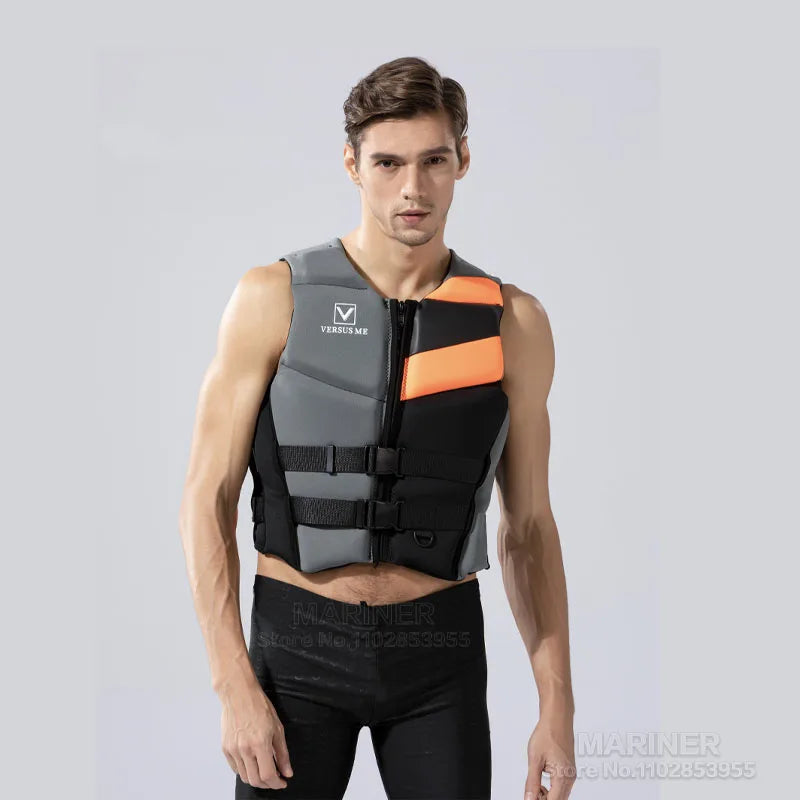 Chaleco de flotabilidad de neopreno – Chaleco de competición/impacto – Moto acuática, surf, kayak, wakeboard