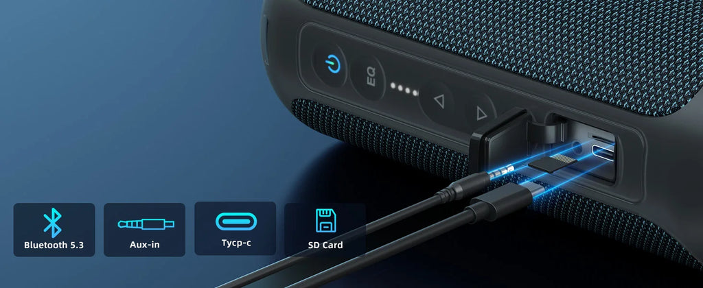 Enceinte Bluetooth Portable Ortizan X8 Pro – 40W, IPX7, RGB, 30h d'autonomie