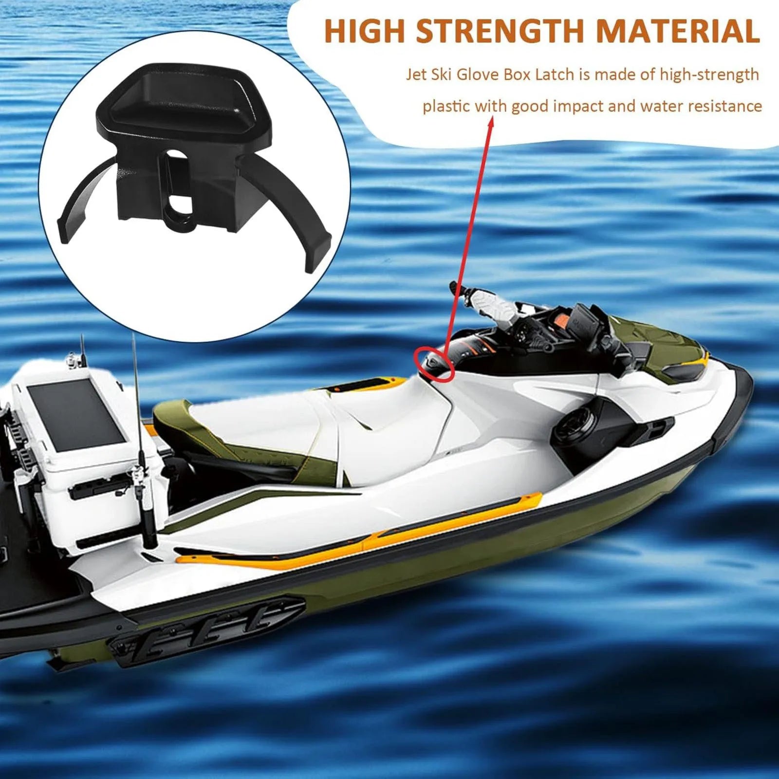 Loquet Boîte à Gants Sea-Doo BRP – Réf. 264000133