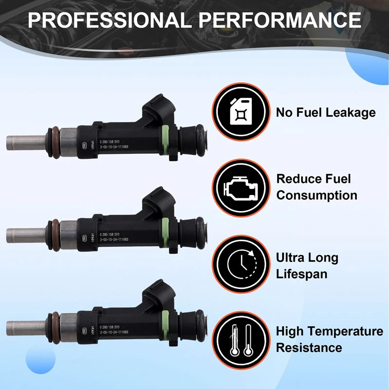 Kit 3 Injecteurs Carburant Sea-Doo GTX RXP RXT GTI GTR – Réf. 420874000 / 0280158383