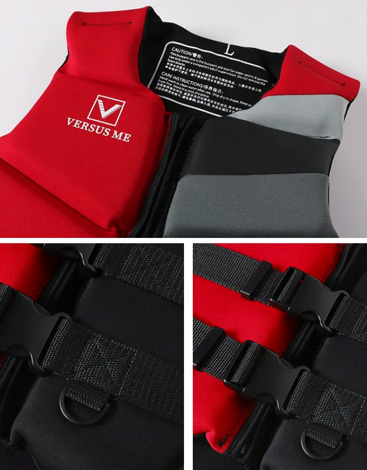 Gilet de Flotabilité Adulte Néoprène – CE – Jet Ski, Kayak, Surf, Rafting