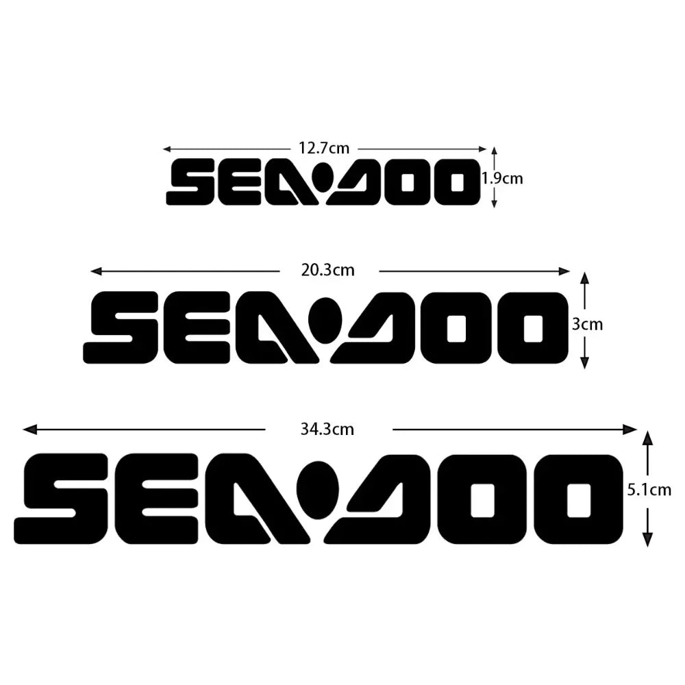 Vinilos Sea-Doo – Calcomanías Reflectantes para Moto Acuática | Set o Unidad