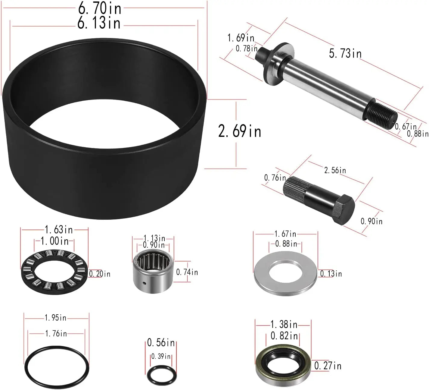 Complete Sea-Doo Jet Pump Rebuild Kit + Impeller Removal/Installation Tool – GTI GTX RX XP GSX GTS LRV (1998–2006)