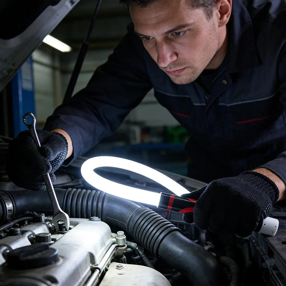 Lámpara de inspección para hueco de motor flexible LED 73cm – 800 lúmenes