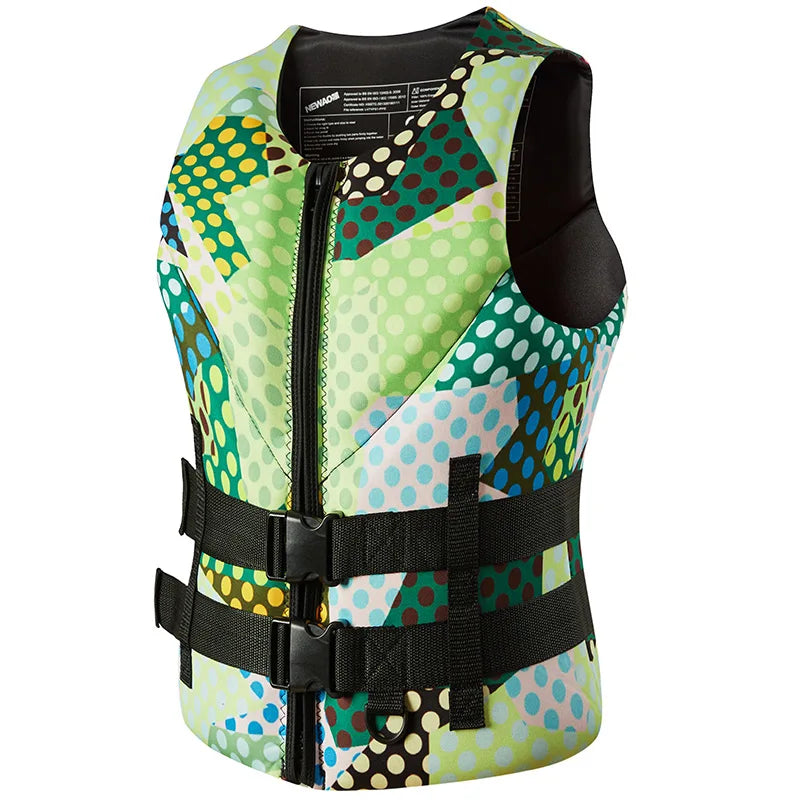 Gilet de Flotabilité Adulte Néoprène – CE – Jet Ski, Kayak, Surf, Rafting