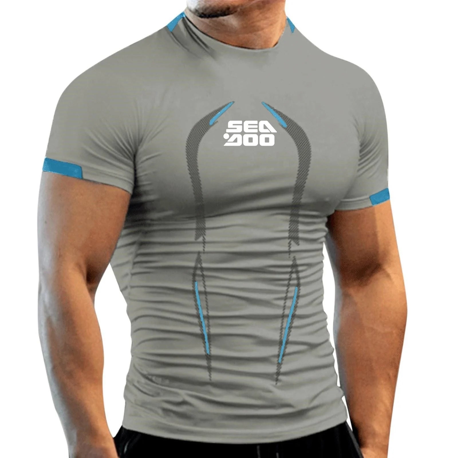 Camiseta Técnica Sea-Doo – Compresión, Transpirable, Protección Solar
