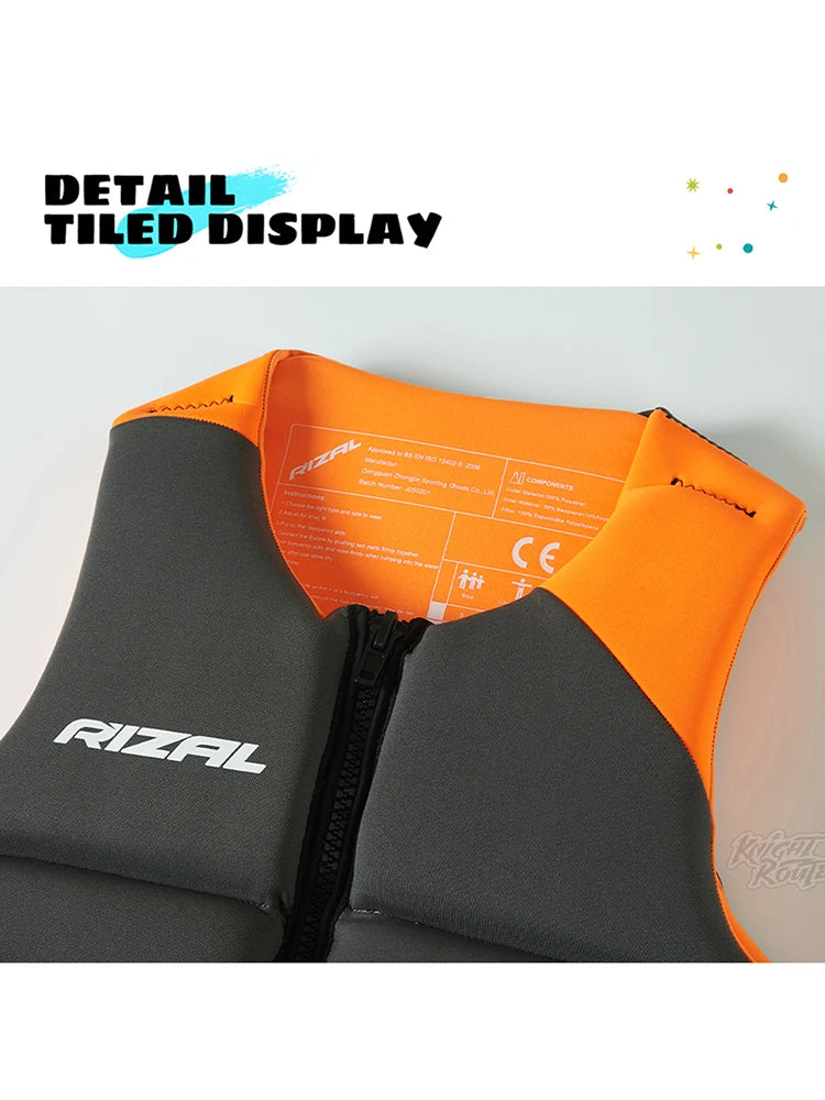 Giubbotto di Galleggiamento RIZAL Slim Fit – Kayak, Surf, Jet Ski, Paddle | S a XXL