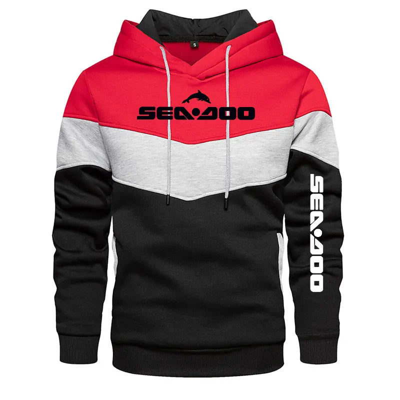 Sudadera con capucha Sea-Doo BRP – Sudadera estampada con bolsillo canguro | 8 colores