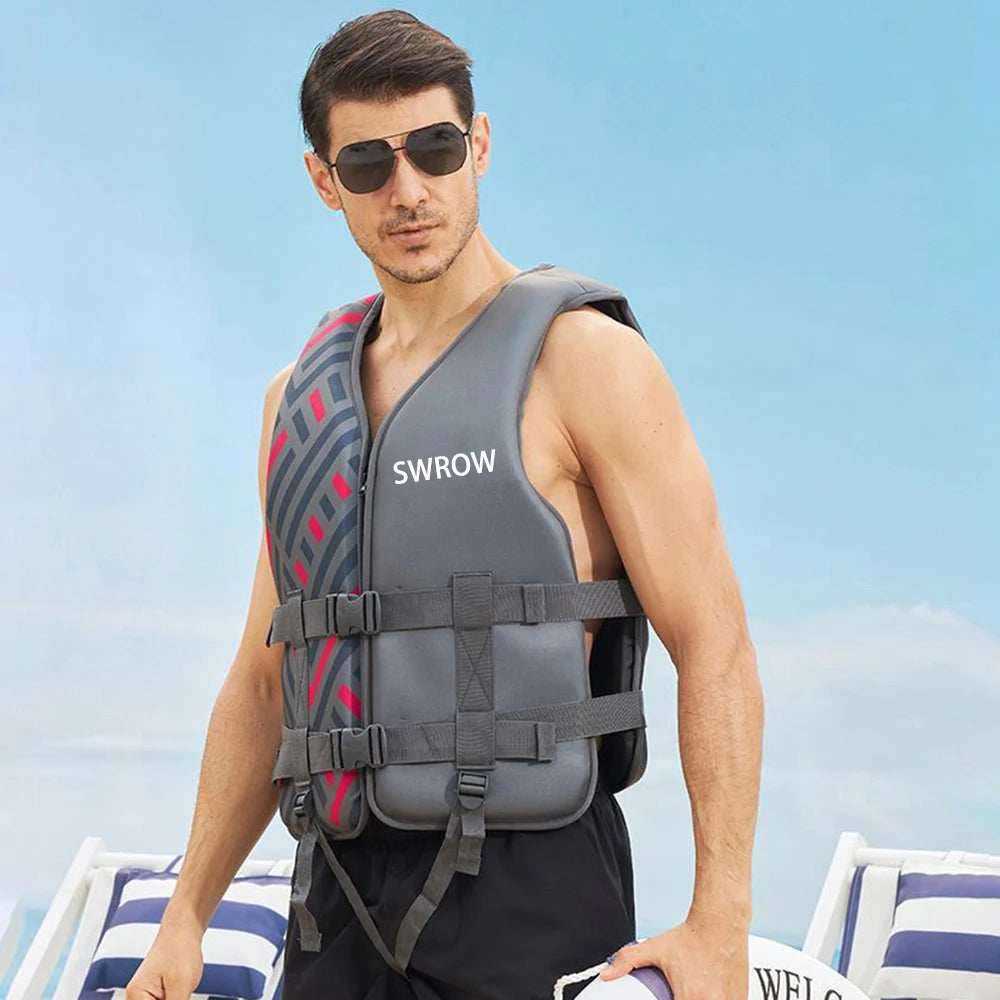 Giubbotto di Galleggiamento SWROW in Neoprene – Bambino & Adulto – Kayak, Surf, Rafting | XS a XL