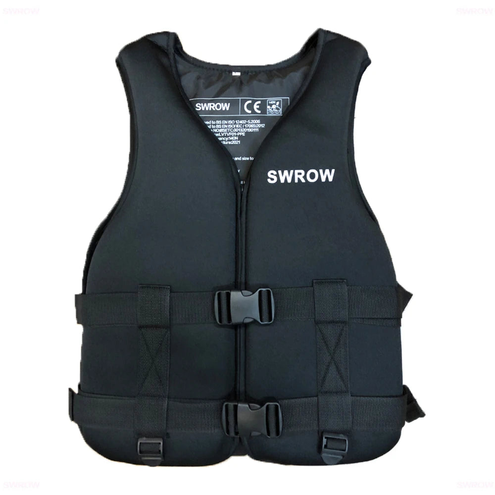 Giubbotto di Galleggiamento SWROW in Neoprene – Bambino & Adulto – Kayak, Surf, Rafting | XS a XL