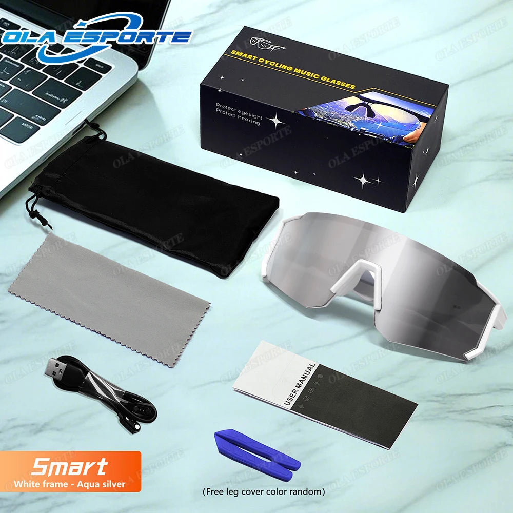 Lunettes Bluetooth audio sport – Appels, Musique, UV400 | Cyclisme & Outdoor
