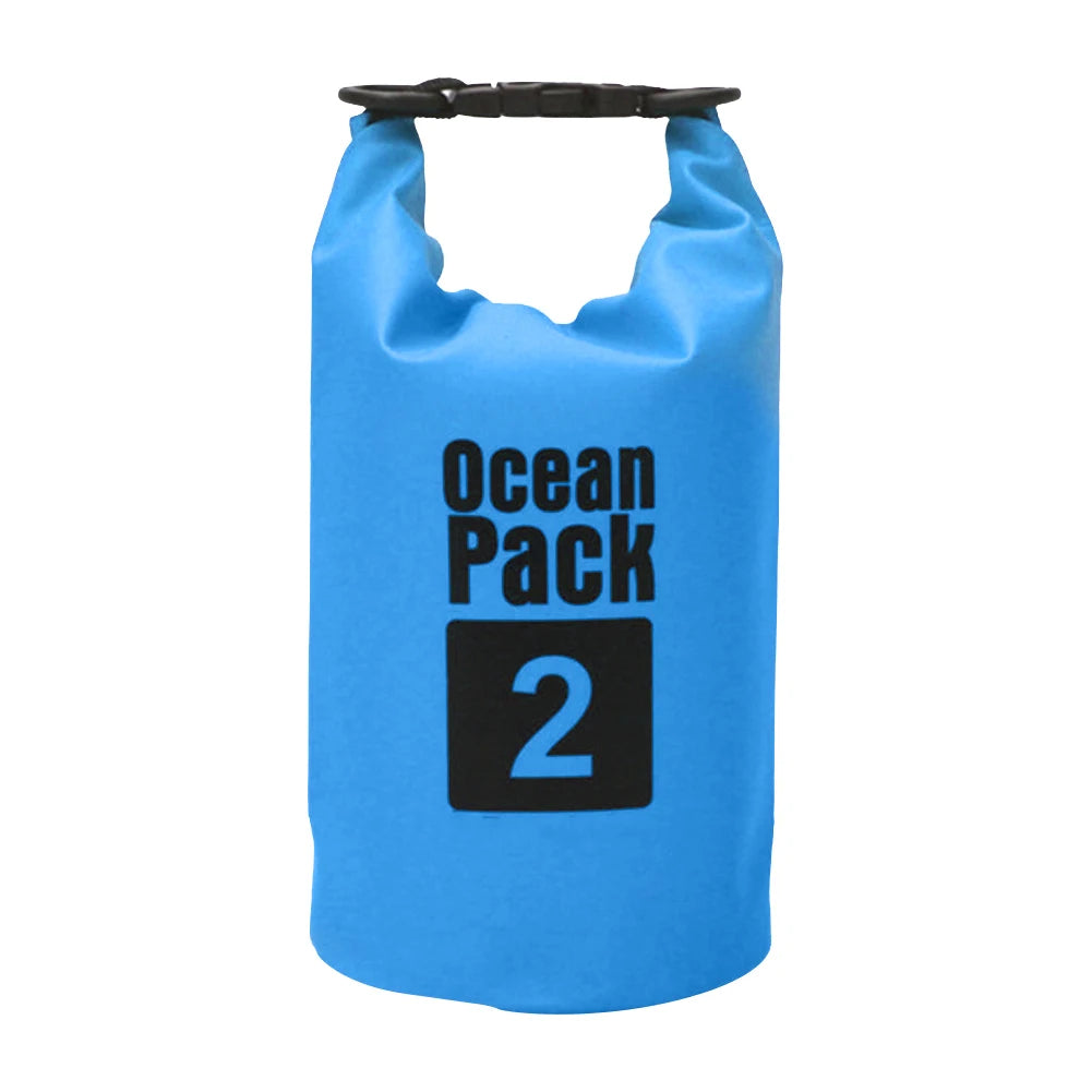 Bolsa Seca Impermeable 2L / 3L / 5L / 10L – Kayak, Balsa, Moto Acuática, Vela, Senderismo