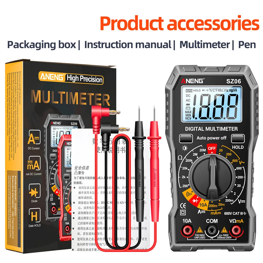 Digital Multimeter Voltage Tester