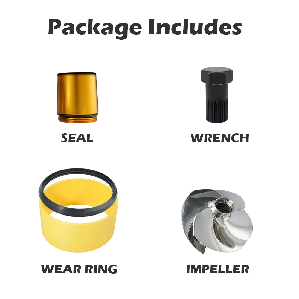 Kit Propulsion Complet Sea-Doo GTR 230 / GTX / Wake Pro / RXP-X 300 – Remplace Solas SX4-CD-13/16 – 161mm