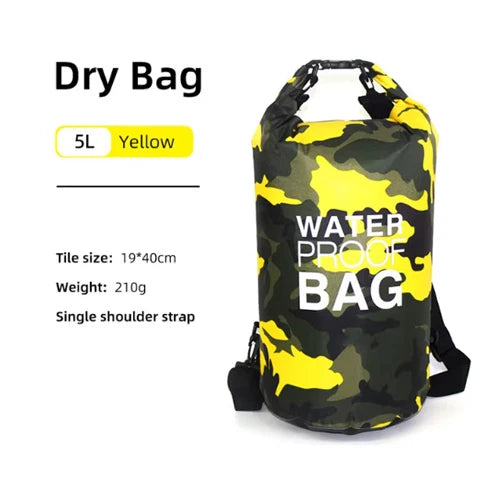 Bolsa Estanca de PVC Scione – 10L / 15L / 20L / 30L – Mochila Náutica