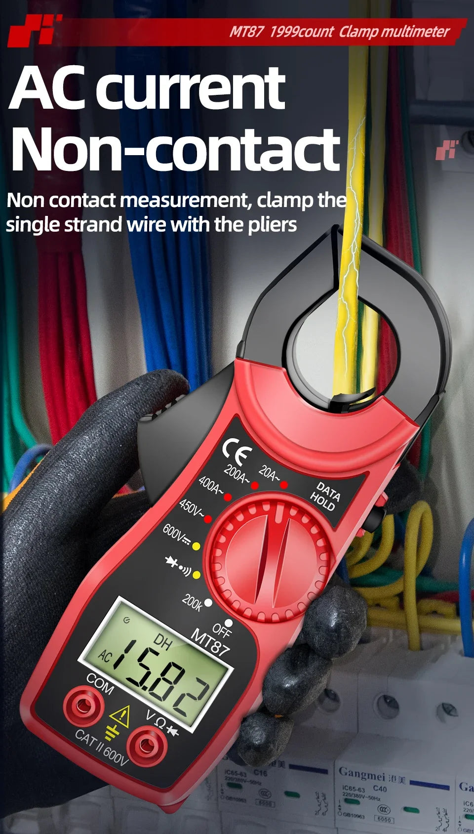 Digital Clamp Meter Multimeter High Precision