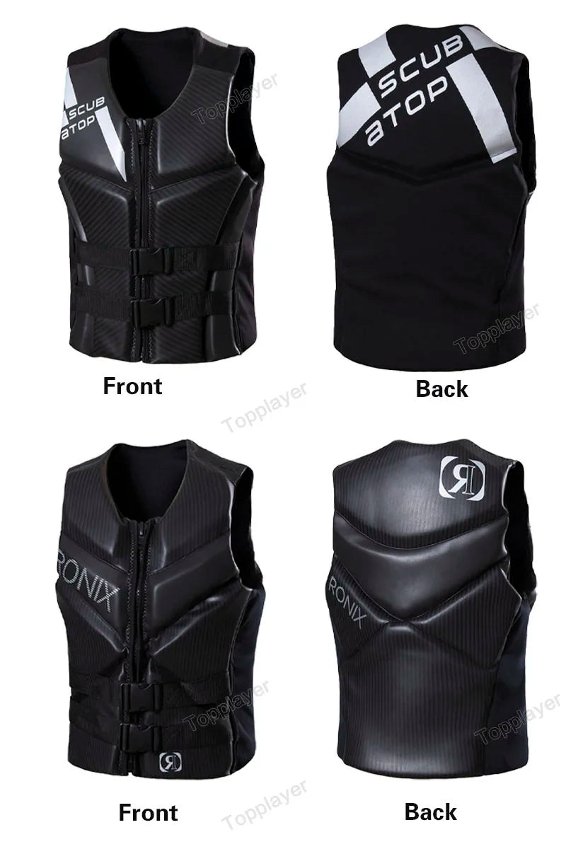 Gilet de Flotabilité Adulte Néoprène – CE – Jet Ski, Kayak, Surf, Rafting