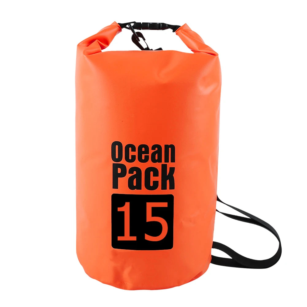 Bolsa Seca Impermeable 2L / 3L / 5L / 10L – Kayak, Balsa, Moto Acuática, Vela, Senderismo