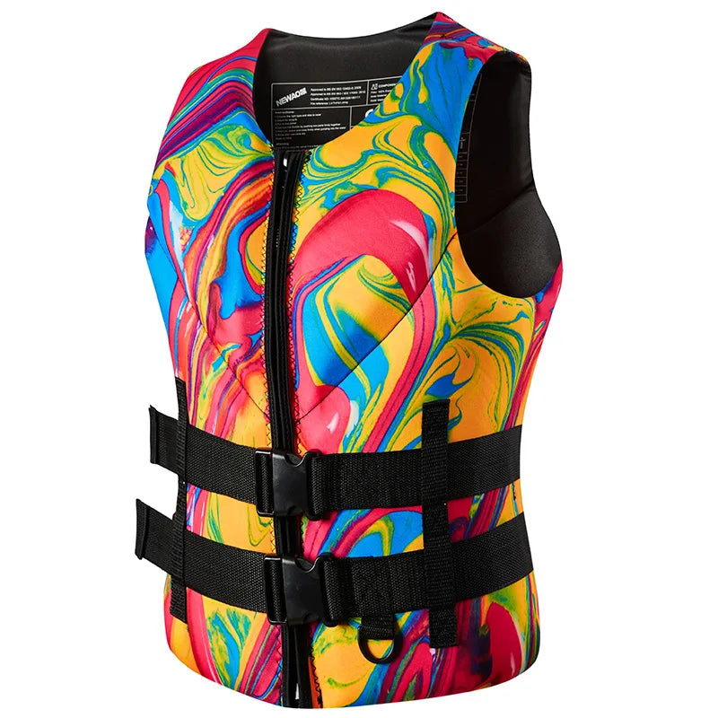 Giubbotto di Galleggiamento Adulto in Neoprene – CE – Jet Ski, Kayak, Surf, Rafting