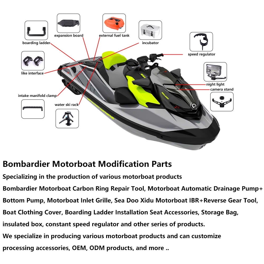 Faro LED LinQ Sea-Doo 3600LM – Iluminación Navegación Nocturna Moto Acuática