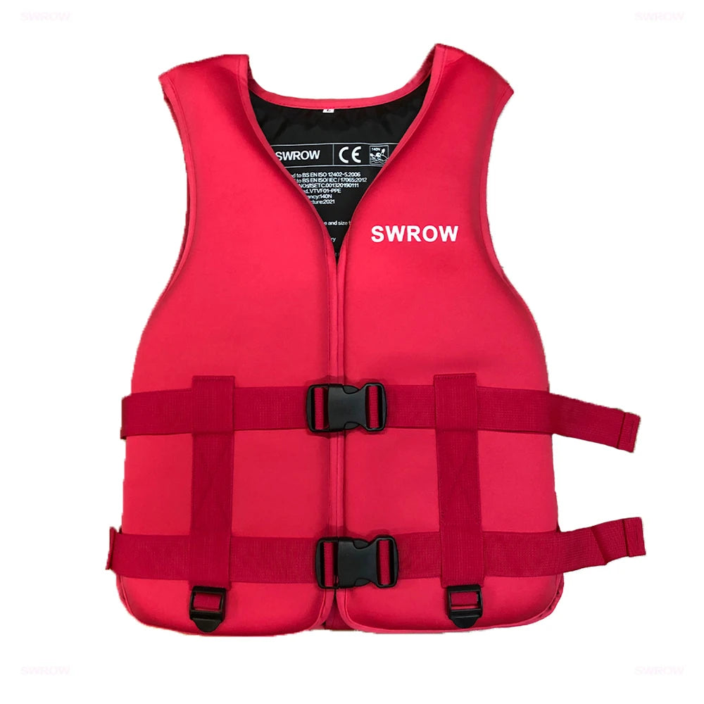 Giubbotto di Galleggiamento SWROW in Neoprene – Bambino & Adulto – Kayak, Surf, Rafting | XS a XL