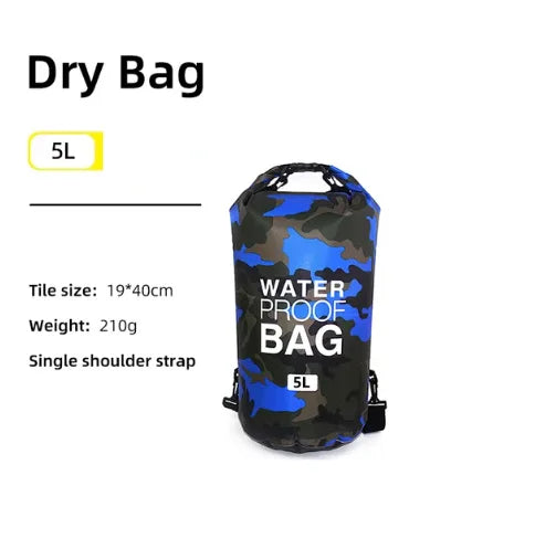 Bolsa Estanca de PVC Scione – 10L / 15L / 20L / 30L – Mochila Náutica