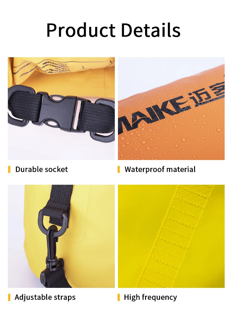 Maike Dry Bag – 5L / 10L / 15L – Kayaking, Jet Skiing, Hiking