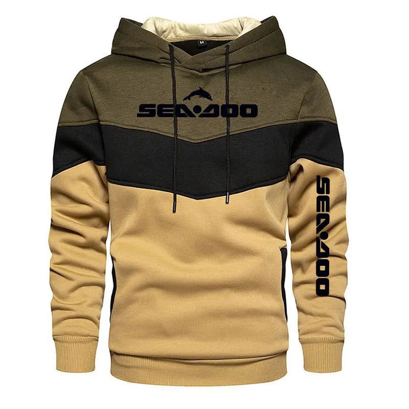 Sudadera con capucha Sea-Doo BRP – Sudadera estampada con bolsillo canguro | 8 colores