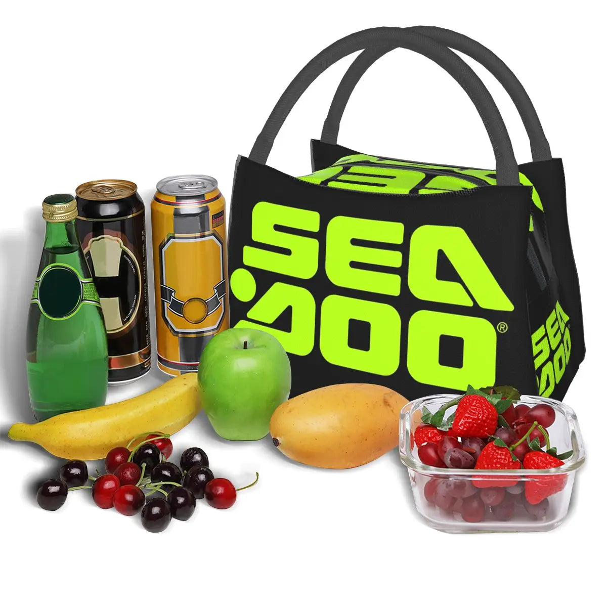 Bolsa de almuerzo isotérmica para bento Sea-Doo BRP Marine – Bolsa de comida para mujer con fiambrera compartimentada