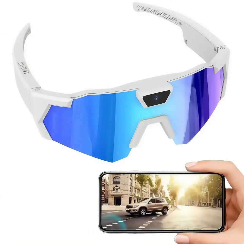 Lunettes connectées caméra intégrée 4K – Vidéo 1080P, Photo 12MP, Wi-Fi | Sport & Outdoor