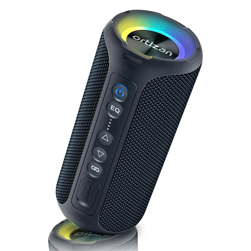 Enceinte Bluetooth Portable Ortizan X8 Pro – 40W, IPX7, RGB, 30h d'autonomie