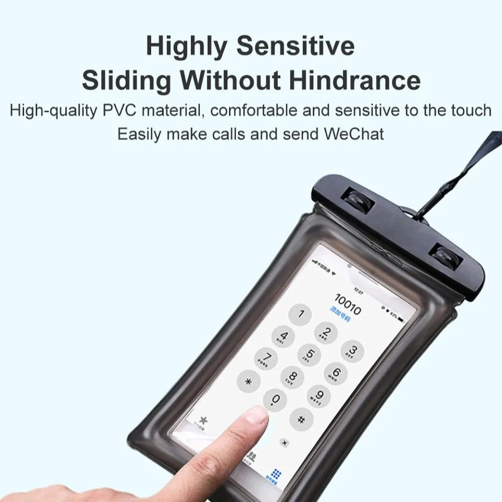 Etui Étanche Flottant Luminescent  pour Téléphone – Jet Ski & Nautisme