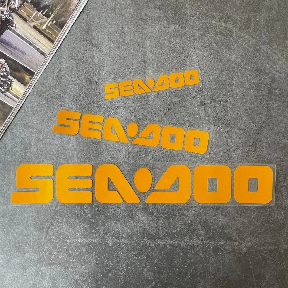 Vinilos Sea-Doo – Calcomanías Reflectantes para Moto Acuática | Set o Unidad