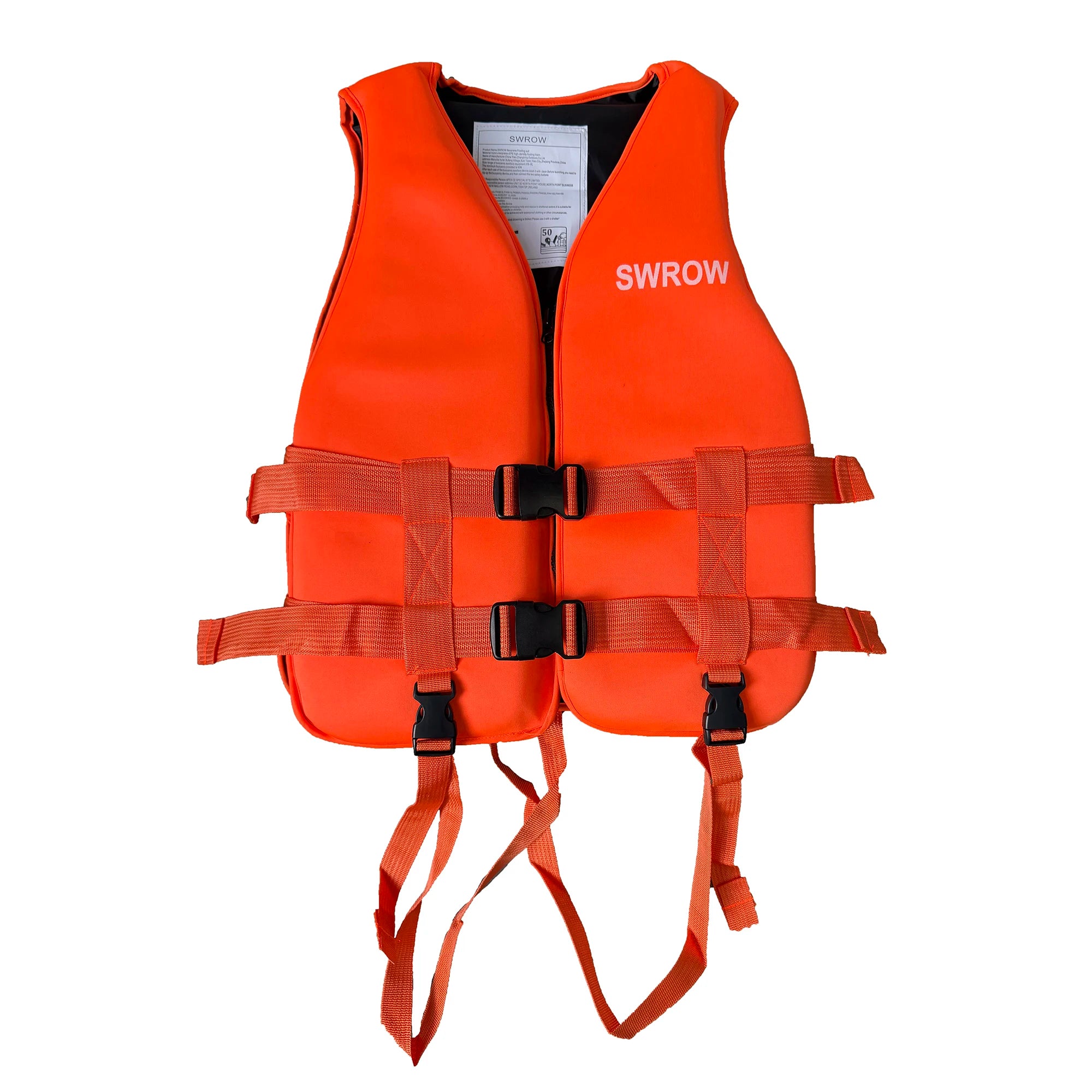 Giubbotto di Galleggiamento SWROW in Neoprene – Bambino & Adulto – Kayak, Surf, Rafting | XS a XL