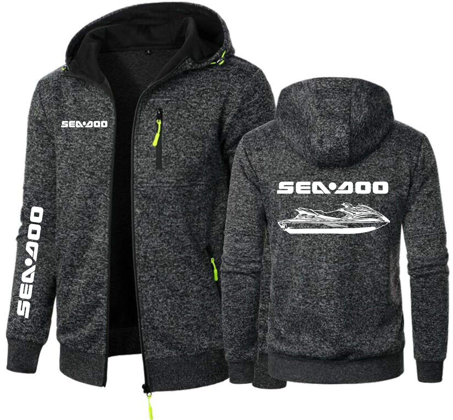 Sudadera con Capucha con Cremallera Sea-Doo BRP – Sudadera Polar | 7 Colores