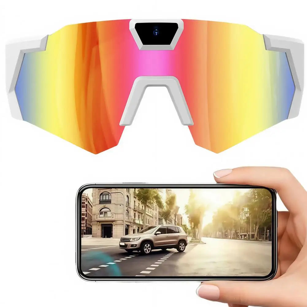 Lunettes connectées caméra intégrée 4K – Vidéo 1080P, Photo 12MP, Wi-Fi | Sport & Outdoor