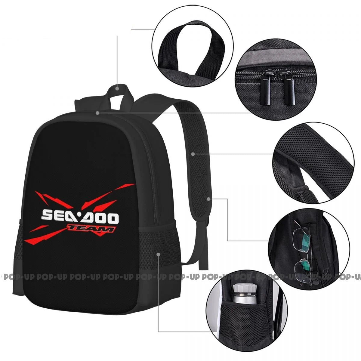 Sea-Doo RXT BRP Backpack – Official Logo, Large Capacity