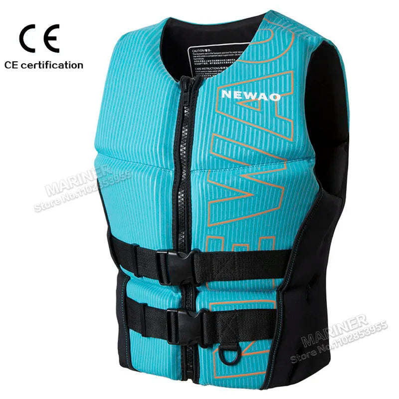 Giubbotto di Galleggiamento in Neoprene – Comp Vest / Impact Vest – Jet Ski, Surf, Kayak, Wakeboard