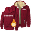 Veste Hoodie Zippée Sea-Doo BRP Hiver – Doublure Laine Coupe-Vent | 6 Coloris